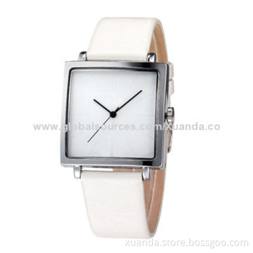 Japan movement quartz fashion women's leather wrist watch, hot sellingNew